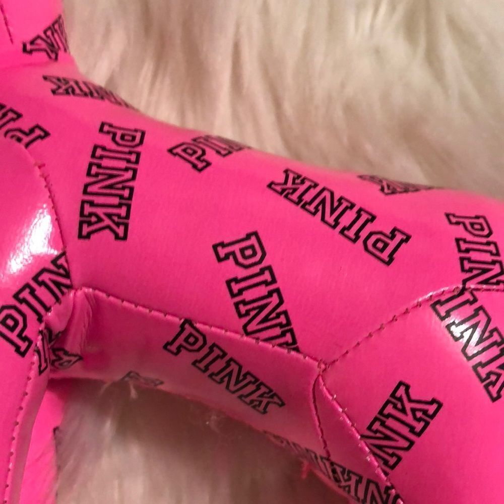 PINK Victoria's Secret Bright Pink Dog Logo 2015 - Picture 6 of 13